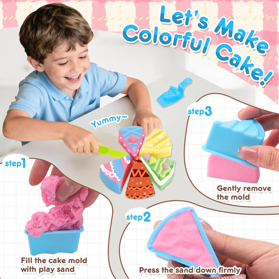 Cake Magic Play Sand Kit 🍰