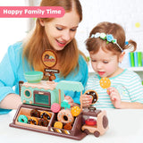Pretend Play Donut Shop Playset with Lights and Music