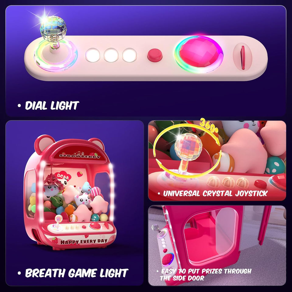 Claws Machine Toy with LED Lights & Sound (60-Second Challenge)