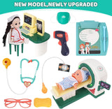 Realistic Pretend Play Doctor Kit with Toy Stethoscope and Medical Tools
