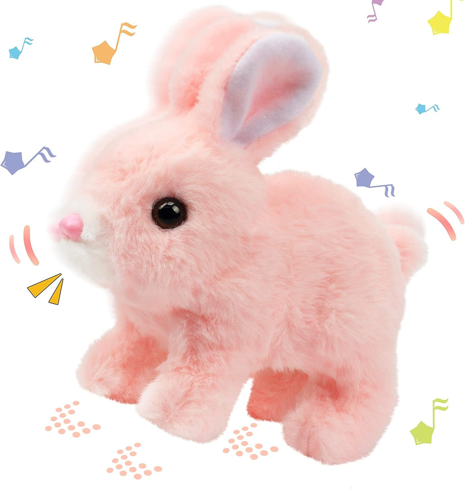 Fluffy Walking Rabbit (Pack Of 3)