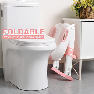 Toilet Potty Training Seat with Step Stool Ladder