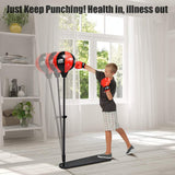 Kids Boxing Stand  + Gloves and Pump (Height-Adjustable)