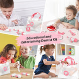 Pretend Dentist Playset for Kids – Doctor Kit with Medical Bag & Realistic Dental Tools for Toddlers Ages 3-5