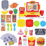 Pretend Play Calculator Cash Register Supermarket Toy