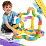 This Magnetic Train Truck Builder Set (48 Pcs)