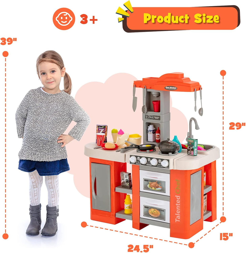 Realistic Kitchen PlaySet (67 Pieces)