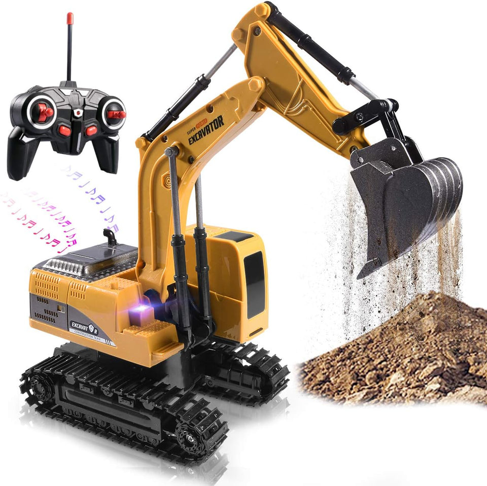 Remote Control Excavator Toy 🚧