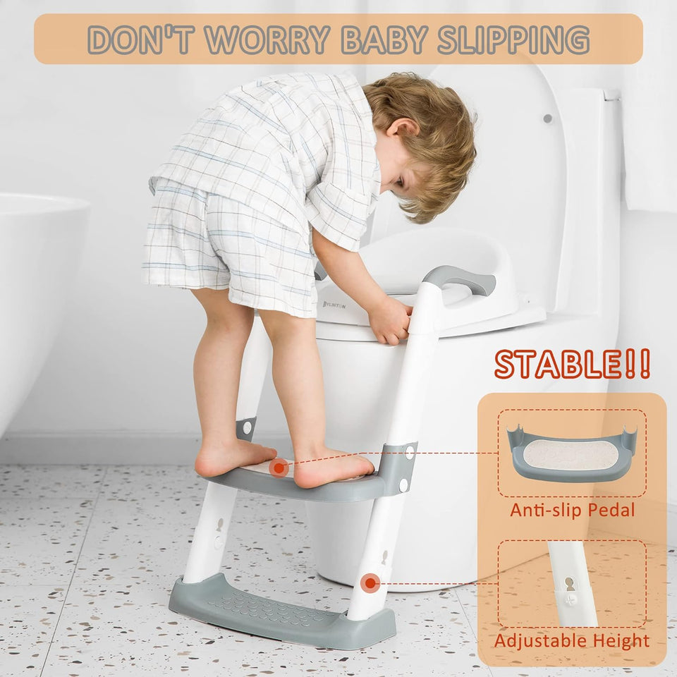 Toilet Potty Training Seat with Step Stool Ladder