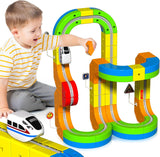 This Magnetic Train Truck Builder Set (48 Pcs)