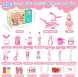 Pretend Dentist Playset for Kids – Doctor Kit with Medical Bag & Realistic Dental Tools for Toddlers Ages 3-5