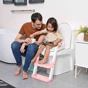 Toilet Potty Training Seat with Step Stool Ladder