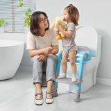 Toilet Potty Training Seat with Step Stool Ladder