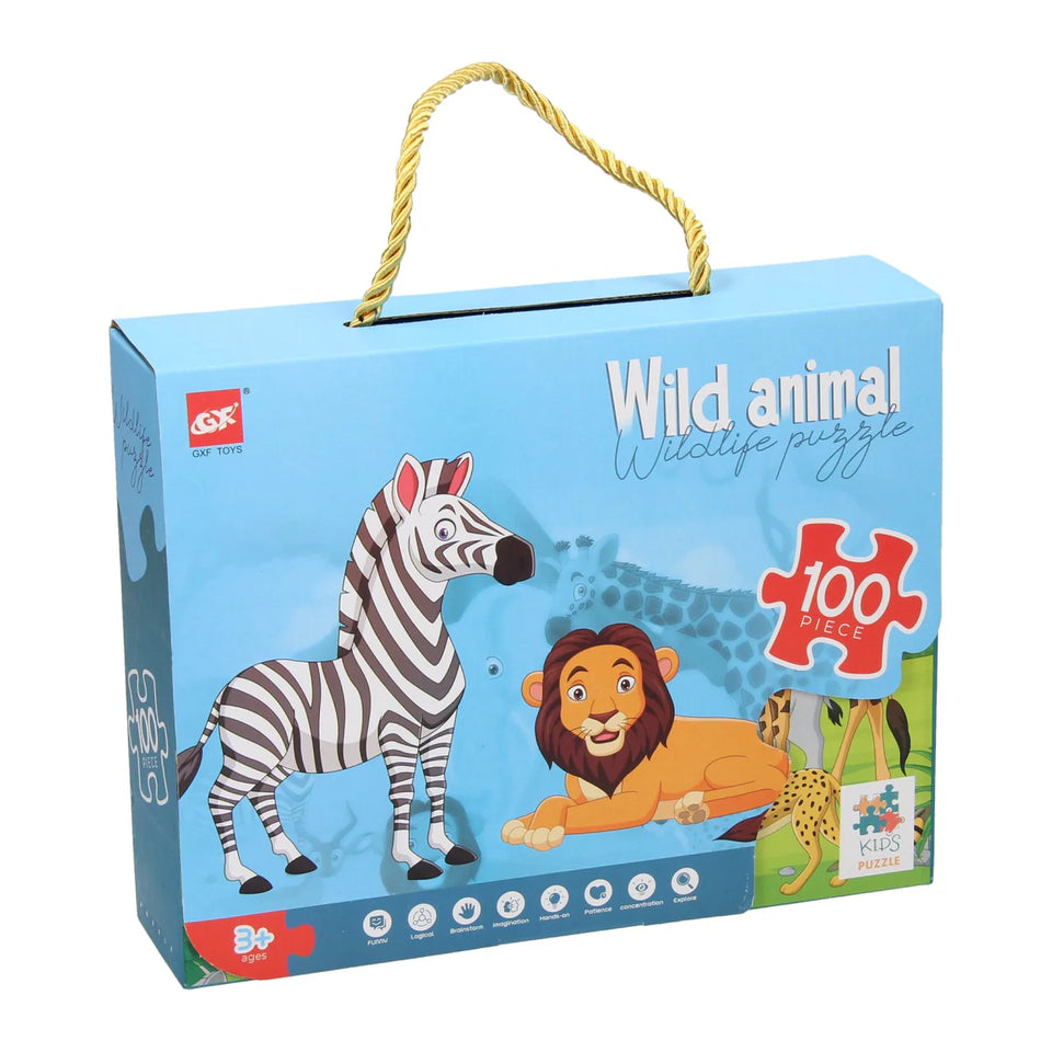 Wild Animal Wildlife Puzzle 100 Pcs