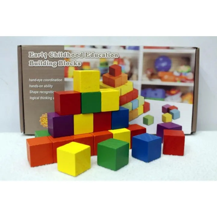 Wooden Building Blocks – 100 pieces