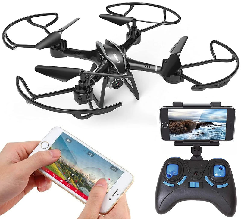 WIFI HD Camera Drone with FPV Gyro Flash Lights