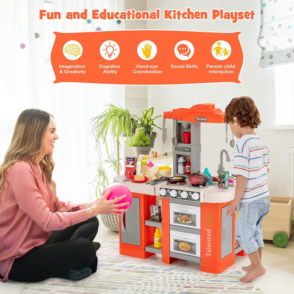 Realistic Kitchen PlaySet (67 Pieces)