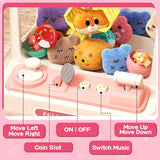 Tea Bear Claw Arcade Toy Machine with LED Lights & Sound (60-Second Challenge)