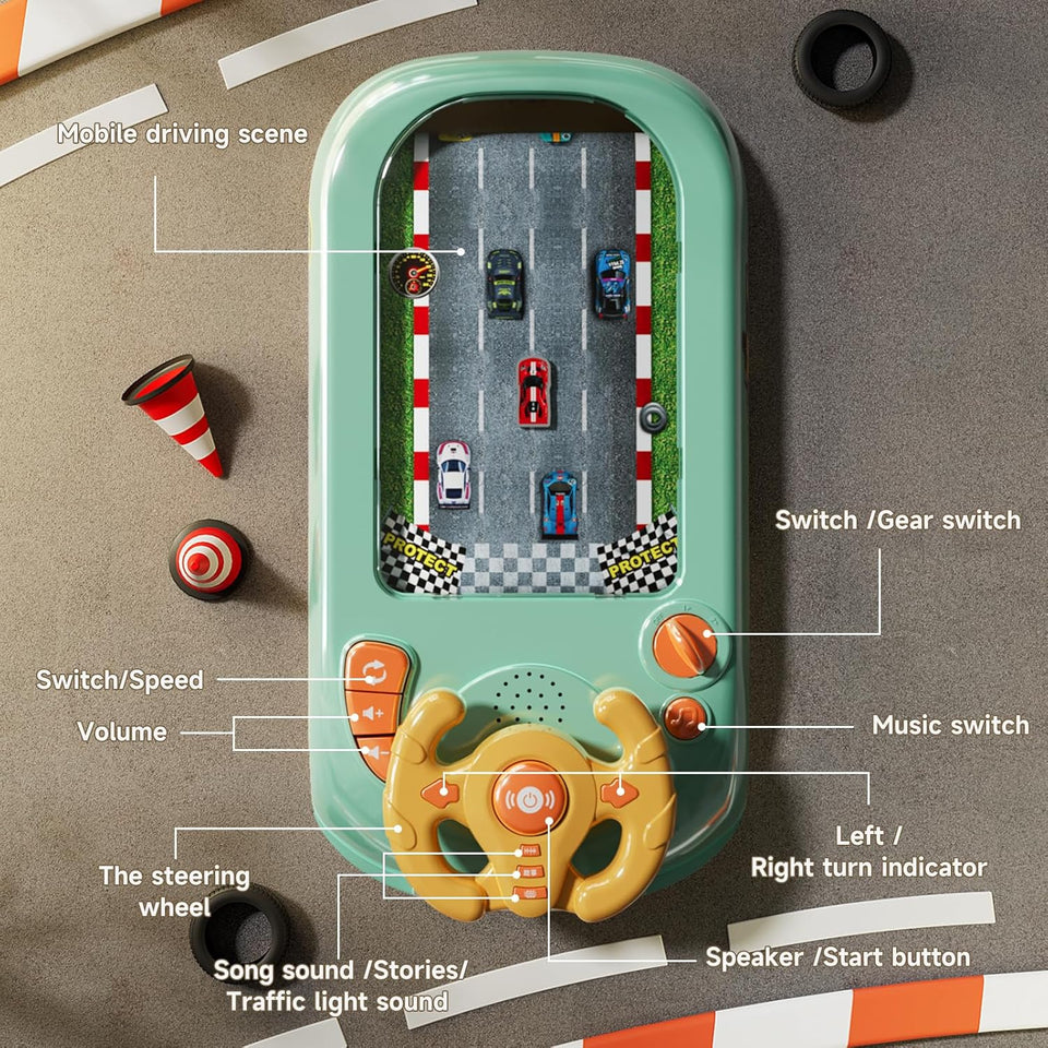 Interactive Car Riving Weal Kids Driving Steering Wheel Toy in Pakistan – Topifye