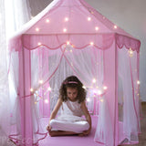 Beautiful Princess Castle Play Tent House with Lights