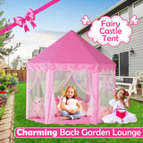 Beautiful Princess Castle Play Tent House with Lights