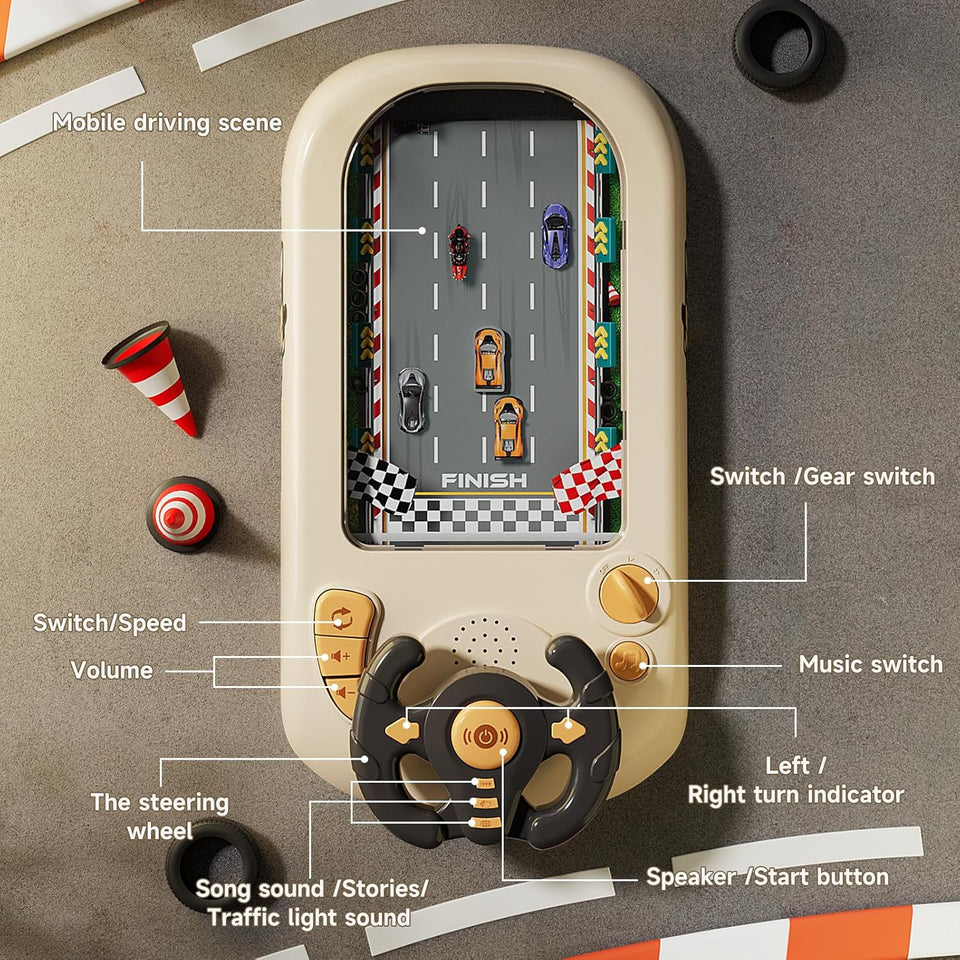 Interactive Car Riving Weal Kids Driving Steering Wheel Toy in Pakistan – Topifye