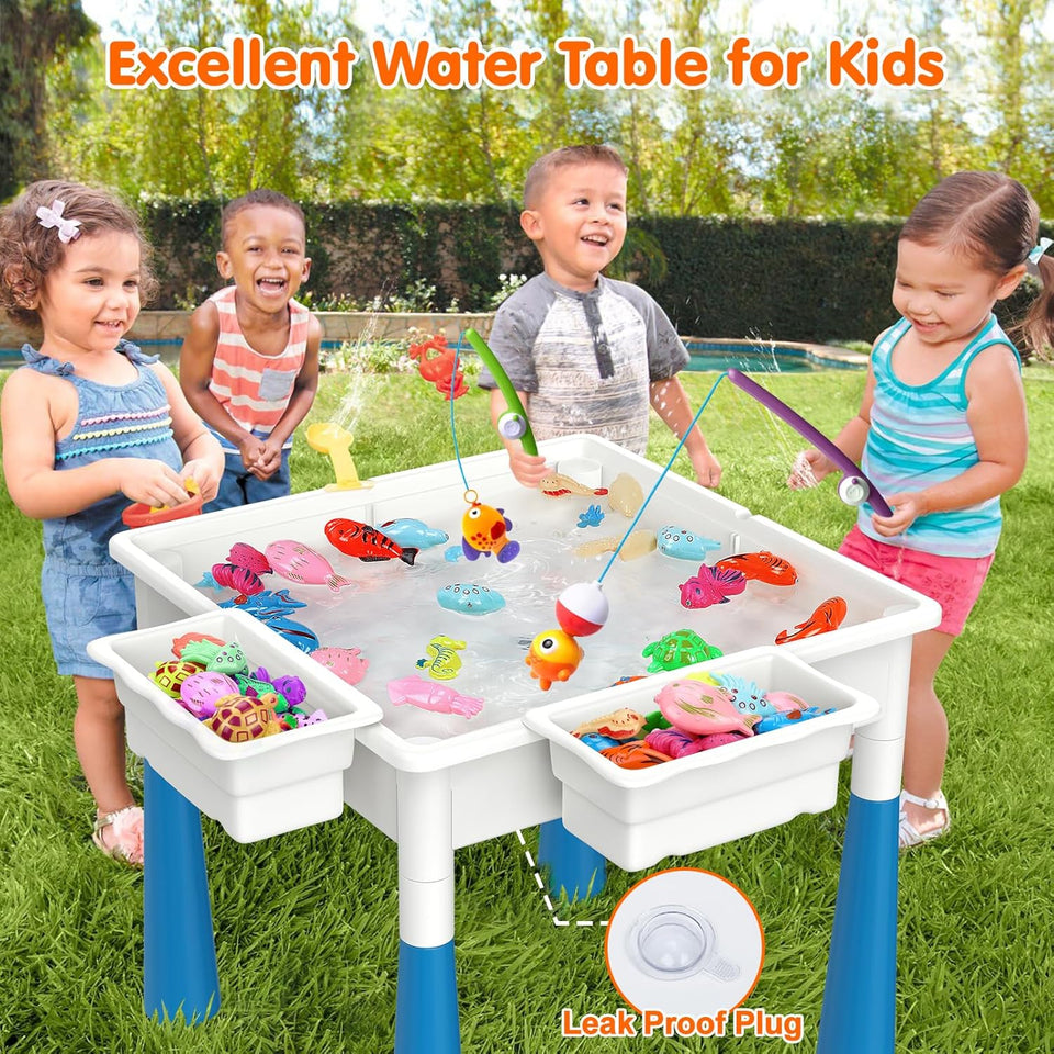 5-in-1 Building Blocks Table Set – Includes 1 Chair & 200+ Blocks Set