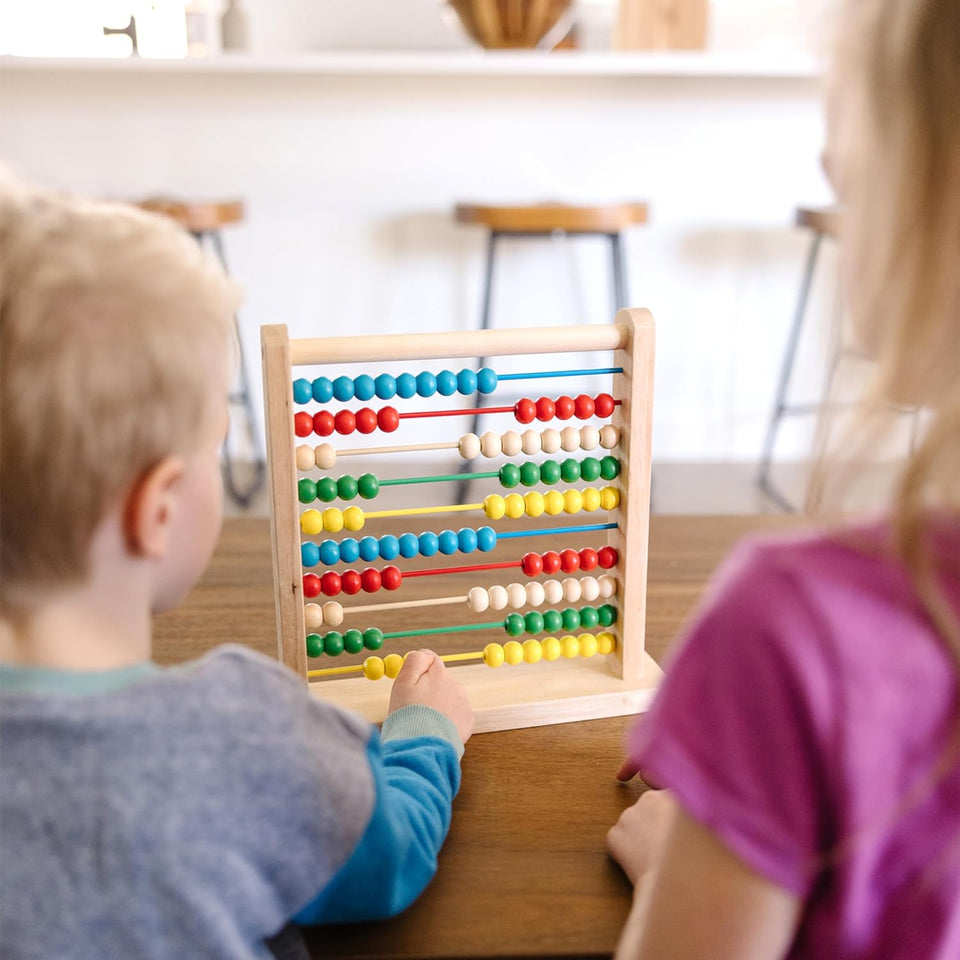 Wooden Abacus 10 Row Calculating Frames 🧮