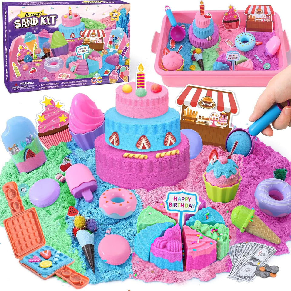 Cake Magic Play Sand Kit 🍰
