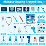 Kids Doctor Medical Trolley With Light & Sound (55Pcs)