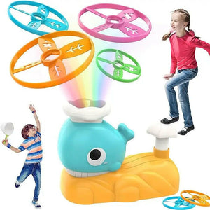 Whale Catching Game Flying Disc Launcher