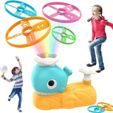 Whale Catching Game Flying Disc Launcher