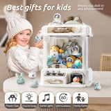 Tea Bear Claw Arcade Toy Machine with LED Lights & Sound (60-Second Challenge)