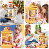 Tea Bear Claw Arcade Toy Machine with LED Lights & Sound (60-Second Challenge)