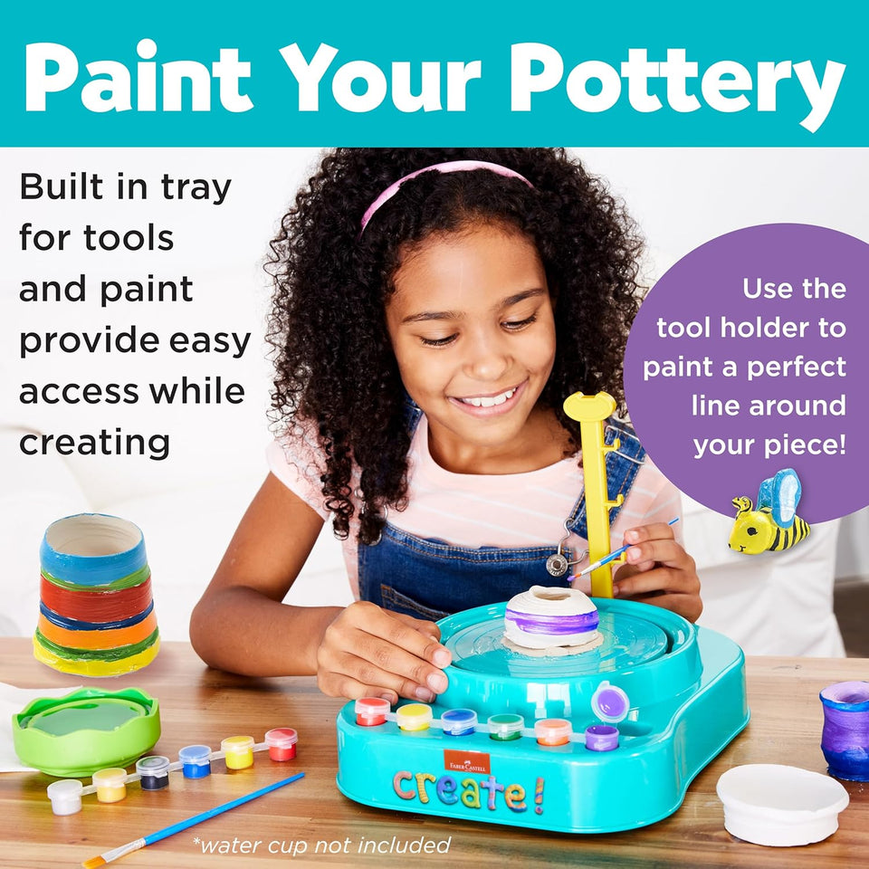 Pottery Wheel Creative Artisan Kit for Kids