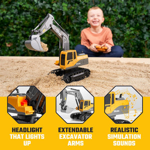 Remote Control Excavator Toy 🚧