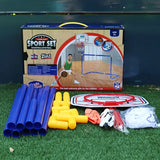 2 in 1 Children Sports Equipment Football Goal Basketball Stands for Kids Outdoor Toy