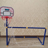 2 in 1 Children Sports Equipment Football Goal Basketball Stands for Kids Outdoor Toy