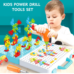 Kids Power Tools With Screwdriver Toy Set