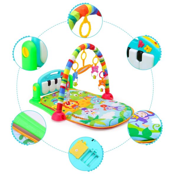 Copy of MUSICAL BABY PLAY GYM PIANO FITNESS RACK