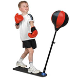 Kids Boxing Stand  + Gloves and Pump (Height-Adjustable)