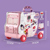 2 IN 1 Pretend Makeup Beauty Bus