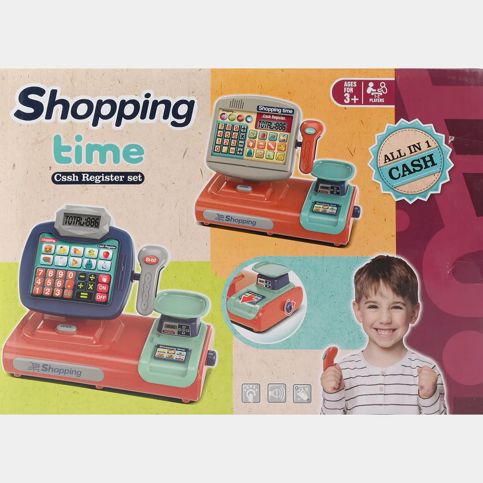 Pretend Play Calculator Cash Register Supermarket Toy