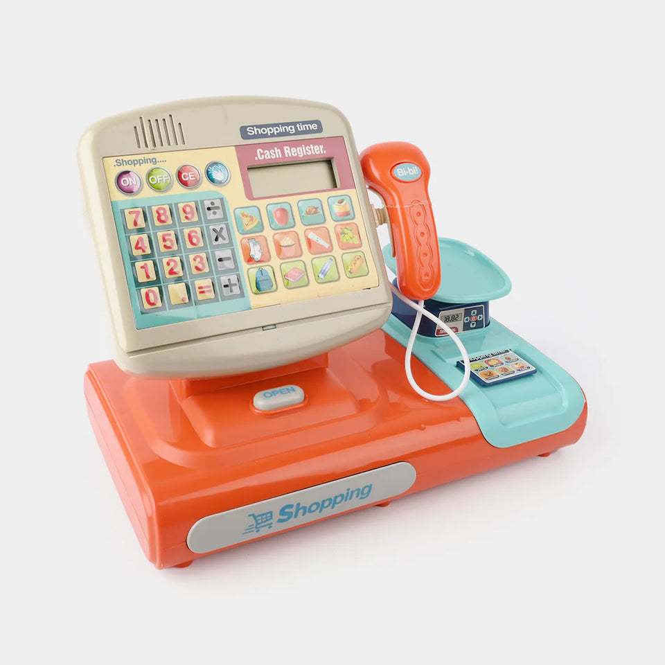 Pretend Play Calculator Cash Register Supermarket Toy