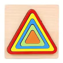 Wooden 3D Geometric Shape Puzzle (Any One)