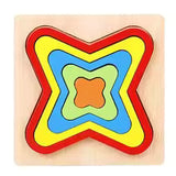 Wooden 3D Geometric Shape Puzzle (Any One)