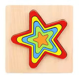 Wooden 3D Geometric Shape Puzzle (Any One)