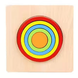 Wooden 3D Geometric Shape Puzzle (Any One)