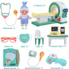 Realistic Pretend Play Doctor Kit with Toy Stethoscope and Medical Tools