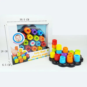 Tots First Chunky Pegs Baby Toddler Sorting Activity